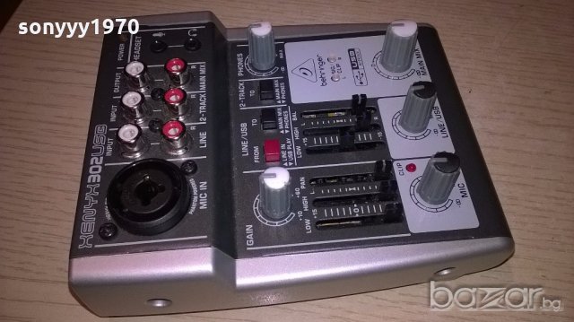 behringer-xenyx 302 usb-внос швеицария, снимка 4 - Ресийвъри, усилватели, смесителни пултове - 19573939