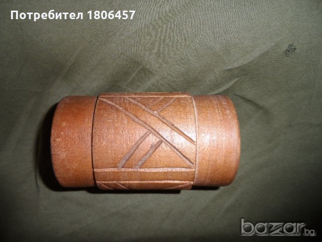 дървена кутиика за химикалки, снимка 3 - Антикварни и старинни предмети - 21356301