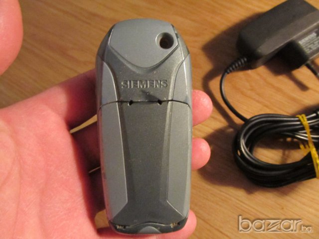 Телефон с копчета  SIEMENS М55, сименс М55 - черна кл. -  Made In Germany 2003 г. - работещ., снимка 2 - Други - 17342230