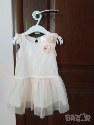 Елегантна рокличка цвят екрю