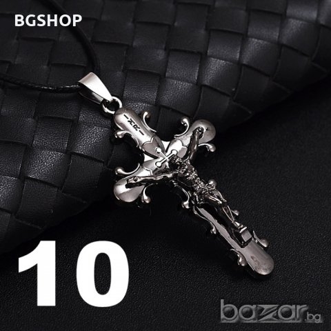 Кръстчета от медицинска стомана - Различни видове, снимка 9 - Колиета, медальони, синджири - 20207012