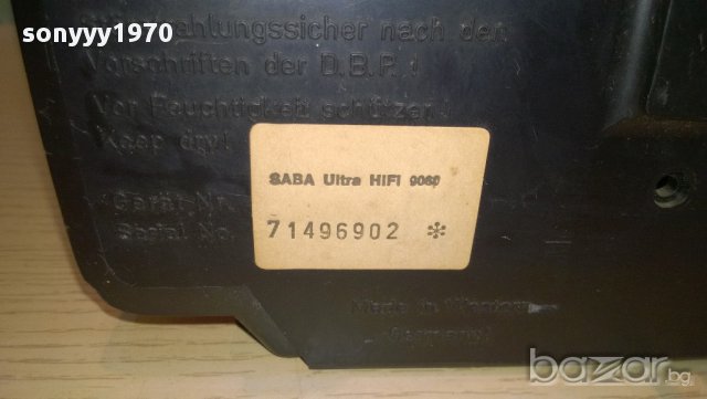 saba ultra hi-fi 9060-stereo receiver-germany-внос швеицария, снимка 11 - Ресийвъри, усилватели, смесителни пултове - 10889731