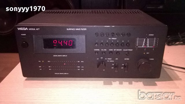Wega modul 42t hifi tuner-west-germany-внос швеицария, снимка 3 - Ресийвъри, усилватели, смесителни пултове - 14606998