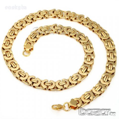 Ланец медицинска стомана 316L !!6666 , снимка 2 - Колиета, медальони, синджири - 13377646