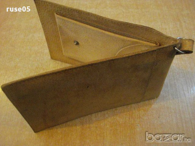 Хюмнетка от естествена кожа от магазин "СБХ" от соца, снимка 5 - Чанти - 10639816