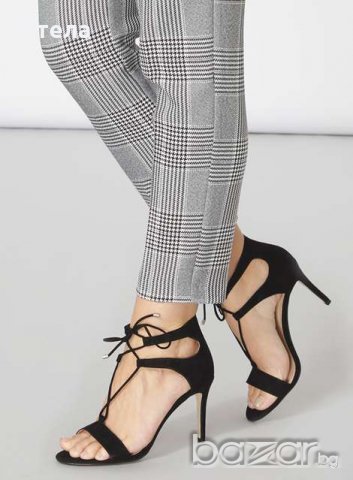 DOROTHY PERKINS елегантни дамски сандали, нови, с кутия, черни, снимка 2 - Сандали - 18642991