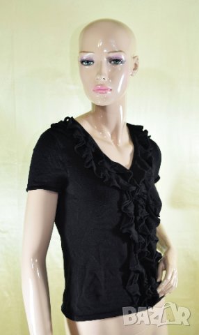RALPH LAUREN Petite дамска блуза черна, снимка 2 - Корсети, бюстиета, топове - 23662157