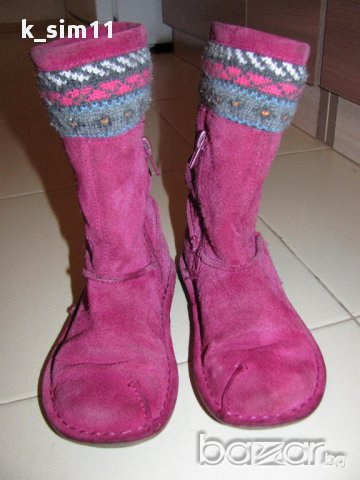 Clarks розови ботуши естествен велур № 29, UK 10,5, снимка 4 - Детски боти и ботуши - 13118561
