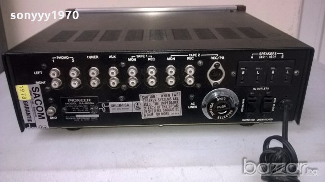 ПОРЪЧАН⭐ █▬█ █ █▀ █ ⭐Pioneer sa-500a-amplifier-made in japan-внос швеицария, снимка 13 - Ресийвъри, усилватели, смесителни пултове - 19899457