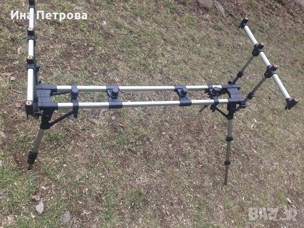 Шаранска стойка OSAKO за 4 въдици, снимка 5 - Такъми - 24463517