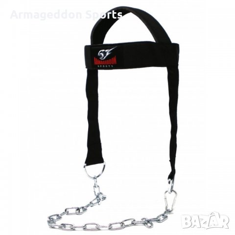 Шлем за трениране на врат с метална верига (оглавник), снимка 3 - Спортна екипировка - 22239128