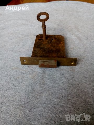 Старинна брава #4, снимка 2 - Антикварни и старинни предмети - 24314166