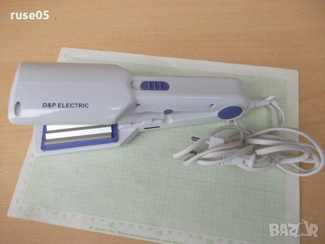 Маша за къдрене и изправяне електрическа с четка работеща, снимка 5 - Други стоки за дома - 21976403
