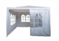  Градински павилион 3 х 3 метра, градинска шатра бяла, тента с 4 страни , снимка 6