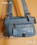 Дам.чанта-/изк.кожа/,цвят-св.синя. Закупена от Италия., снимка 1