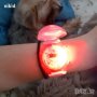 LED светещ с капаче детски дигитален ръчен часовник tinkerbell Тинкърбел зън зън фея Камбанка, снимка 3