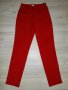 Червен дамски панталон марка Sisley - внос от чужбина , снимка 2