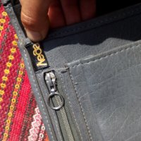 Стара кожена чанта ЛЕДА #3, снимка 5 - Антикварни и старинни предмети - 25756537