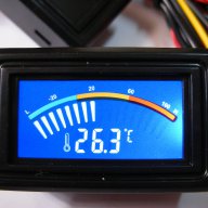 Панелен цифров LCD термометър със скала автомобил хладилник компютър, снимка 3 - Други инструменти - 10968842