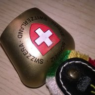 Switzerland-камбанка-13х5см-внос швеицария, снимка 4 - Антикварни и старинни предмети - 18032209