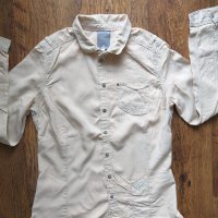 g-star lynn slim dnm shirt wmn - страхотна дамска риза, снимка 3 - Ризи - 25082168