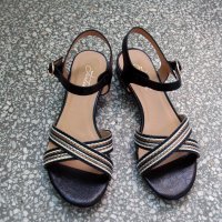 Дамски сандали, нови, с кутия, черни, снимка 6 - Сандали - 25769839