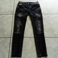 zara man оригинал jeans размер 32 skinny fit цвят тъмно сив мъжки дънки, снимка 7 - Дънки - 22485448