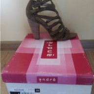 НОВИ, Ест.кожа, Оригинални, снимка 2 - Дамски обувки на ток - 15064246