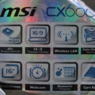 Продавам лаптоп MSI -CX600-на части , снимка 2 - Части за лаптопи - 16936412