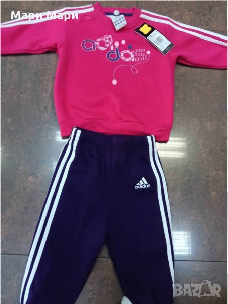 Детски розов комплект adidas 92см, снимка 1