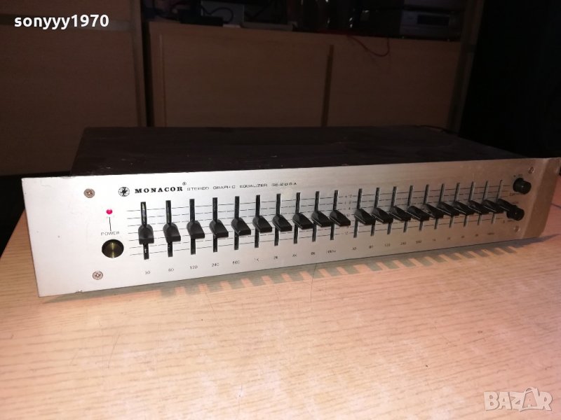 monacor ge-206a equalizer-made in taiwan-внос швеицария, снимка 1