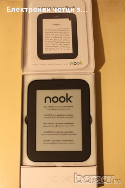 Електронен четец ereader Nook Simple Touch 6" E-ink 2GB, снимка 1