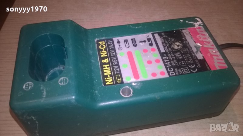 makita dc1413 ni-mh & ni-cd battery charger-внос швеицария, снимка 1