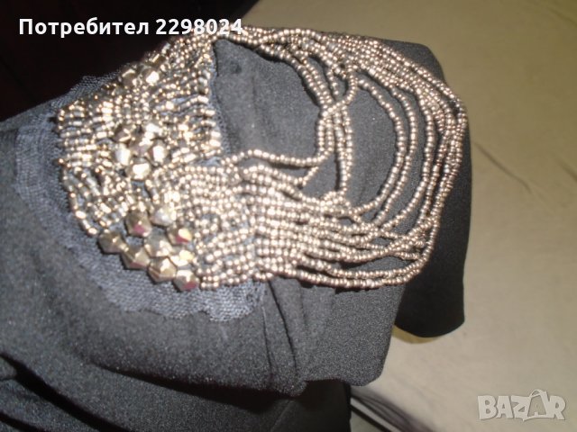 Черна рокля, снимка 2 - Рокли - 26079477