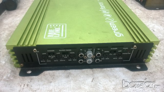 rave land-green force-1000watts4/3/2chanel amplifier, снимка 6 - Ресийвъри, усилватели, смесителни пултове - 9655204
