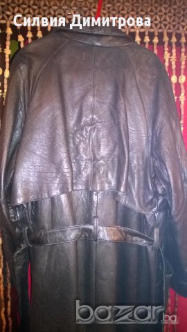 -МАНТО ЕСТЕСТВЕНА кОЖА-, снимка 2 - Палта, манта - 9479014