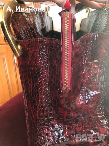 Дамска чанта естествена кожа Mattioli, снимка 3 - Чанти - 24575605