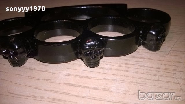 Бокс-черен масивен с черепи-11/7/1см-внос швеицария, снимка 9 - Антикварни и старинни предмети - 15723040