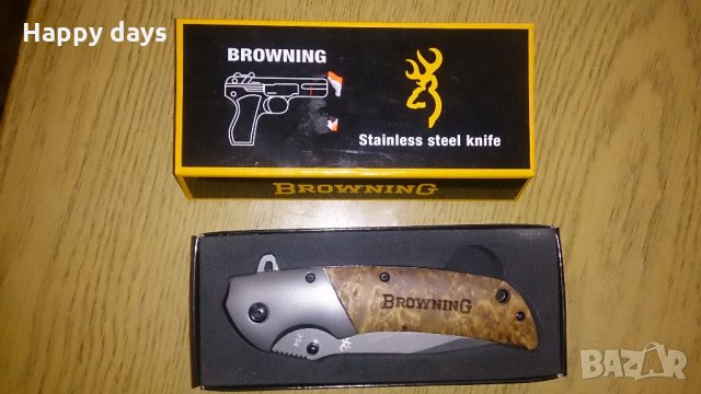 Сгъваем нож Browning, снимка 2 - Ножове - 21718307