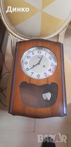 Немски стенен часовник от 50те години марка  Urgos, снимка 8 - Антикварни и старинни предмети - 25919688