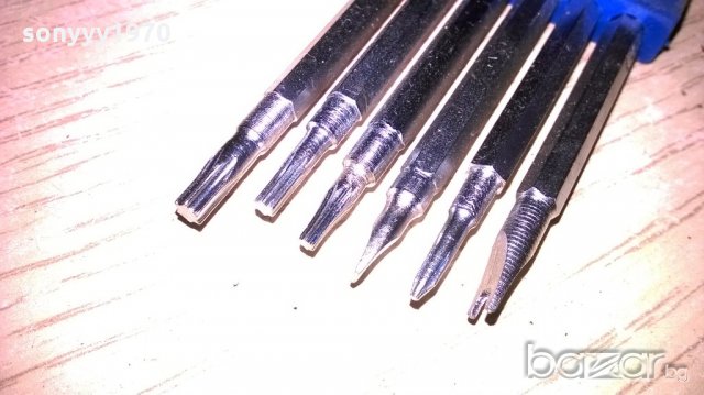 отвертка с много специални накраиници, снимка 8 - Отвертки - 19813864