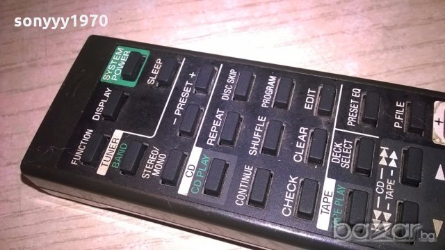 sony audio remote-tuner/cd/tape/ampli-внос швеицария, снимка 6 - Други - 19853246