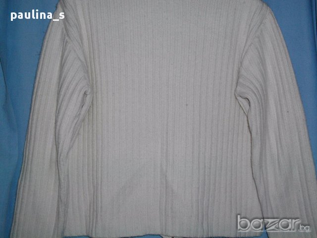 Къса мериносова жилетка като топ, снимка 8 - Жилетки - 16293814