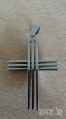 Кръст от медицинска стомана, снимка 2 - Колиета, медальони, синджири - 24769676