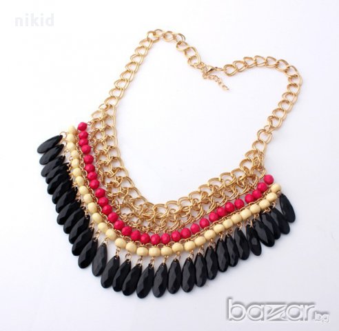 колие зара Zara реплика в няколко цвята, снимка 3 - Колиета, медальони, синджири - 8881277