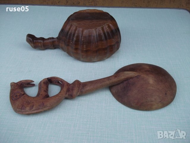 Лъжица и канчок дървени комплект, снимка 8 - Други ценни предмети - 26007170