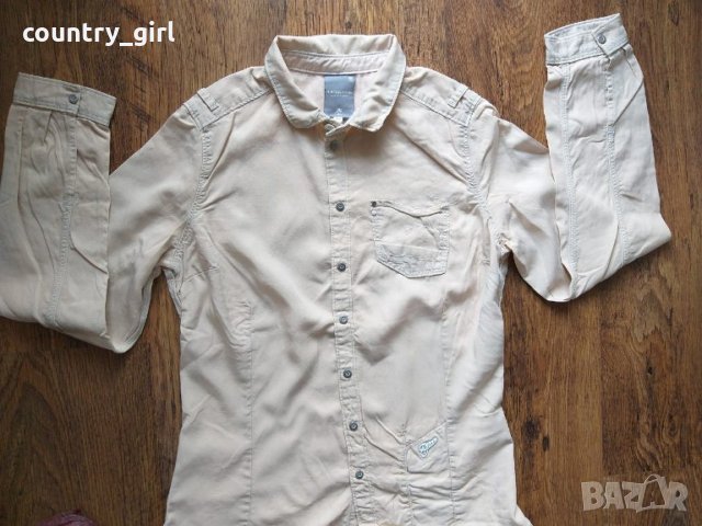 g-star lynn slim dnm shirt wmn - страхотна дамска риза, снимка 3 - Ризи - 25082168