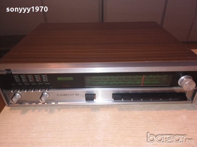 dual ct19 tuner-made in germany-ретро тунер-внос швеицария, снимка 12 - Ресийвъри, усилватели, смесителни пултове - 20359401
