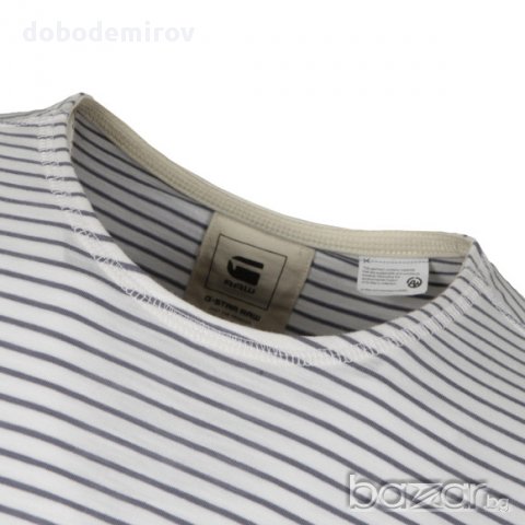 Нова мъжка тениска G Star Raw Wanvic Striped T Shirt, оригинал , снимка 6 - Тениски - 13794019