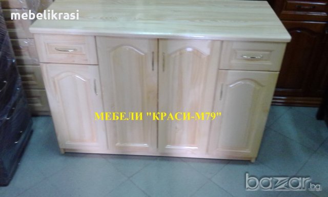 Кухненски шкаф -МАСИВ . С размери 123/50/85 см., снимка 3 - Кухни - 18577102
